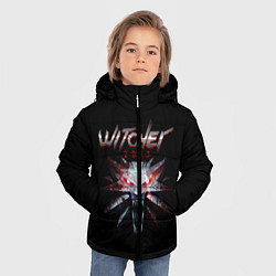 Куртка зимняя для мальчика Witcher 2077, цвет: 3D-красный — фото 2