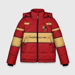 Куртка зимняя для мальчика Porsche Design, цвет: 3D-светло-серый