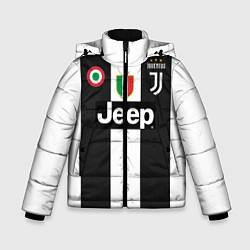 Куртка зимняя для мальчика FC Juventus 18-19, цвет: 3D-черный