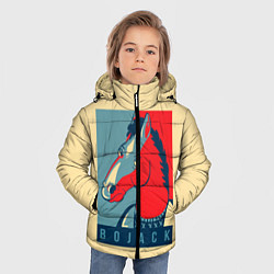 Куртка зимняя для мальчика BoJack Obey, цвет: 3D-красный — фото 2