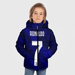 Куртка зимняя для мальчика Ronaldo 7: Blue Sport, цвет: 3D-черный — фото 2