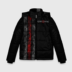 Куртка зимняя для мальчика God of War: Black Style, цвет: 3D-черный