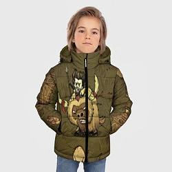 Куртка зимняя для мальчика Wild Wilson, цвет: 3D-черный — фото 2