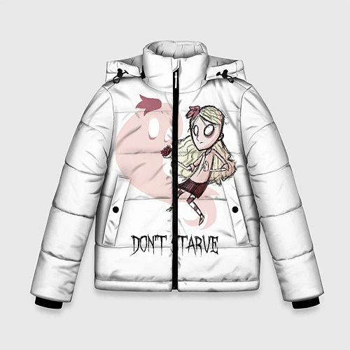 Зимняя куртка для мальчика Don't Starve: Wendy / 3D-Красный – фото 1