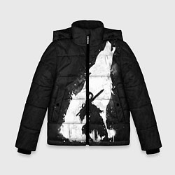 Куртка зимняя для мальчика Dark Souls: Howling Wolf, цвет: 3D-красный