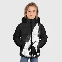 Куртка зимняя для мальчика Dark Souls: Howling Wolf, цвет: 3D-черный — фото 2