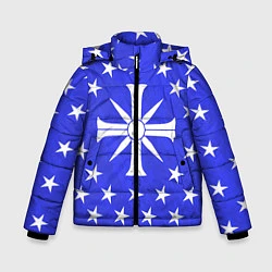 Куртка зимняя для мальчика Far Cry 5: Blue Cult Symbol, цвет: 3D-черный