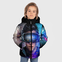 Куртка зимняя для мальчика Ready Player One, цвет: 3D-черный — фото 2