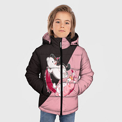 Куртка зимняя для мальчика MONOKUMA X MONOMI, цвет: 3D-черный — фото 2