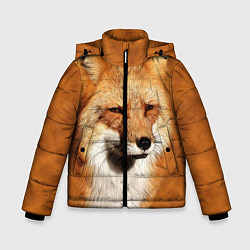 Куртка зимняя для мальчика Хитрая лисичка, цвет: 3D-красный