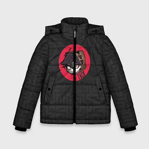 Зимняя куртка для мальчика Хитрый Зак / 3D-Красный – фото 1