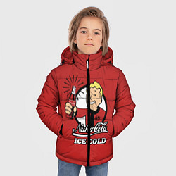 Куртка зимняя для мальчика Nuka Cola: Ice Cold, цвет: 3D-красный — фото 2