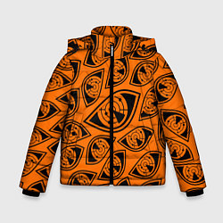 Куртка зимняя для мальчика R6S: Orange Pulse Eyes, цвет: 3D-черный