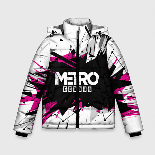 Зимняя куртка для мальчика Metro: Exodus Purple / 3D-Красный – фото 1