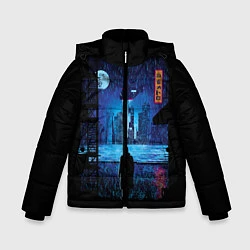 Куртка зимняя для мальчика Blade Runner: Dark Night, цвет: 3D-красный