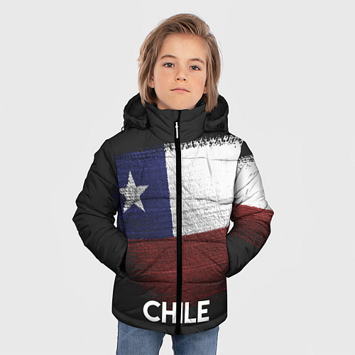 Зимняя куртка для мальчика Chile Style / 3D-Светло-серый – фото 3