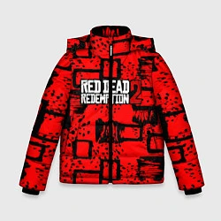 Куртка зимняя для мальчика Red Dead Redemption 2, цвет: 3D-черный