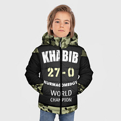 Куртка зимняя для мальчика Khabib: 27 - 0, цвет: 3D-черный — фото 2