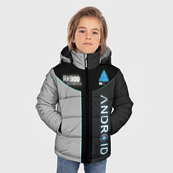 Куртка зимняя для мальчика Detroit: Android RK900, цвет: 3D-светло-серый — фото 2