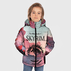 Куртка зимняя для мальчика The Elder Scrolls, цвет: 3D-черный — фото 2