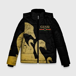 Куртка зимняя для мальчика GUSSI: Gold Edition, цвет: 3D-светло-серый