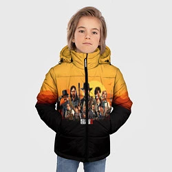 Куртка зимняя для мальчика RDR 2: Team, цвет: 3D-черный — фото 2
