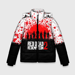Куртка зимняя для мальчика RDR 2: Red Blood, цвет: 3D-черный