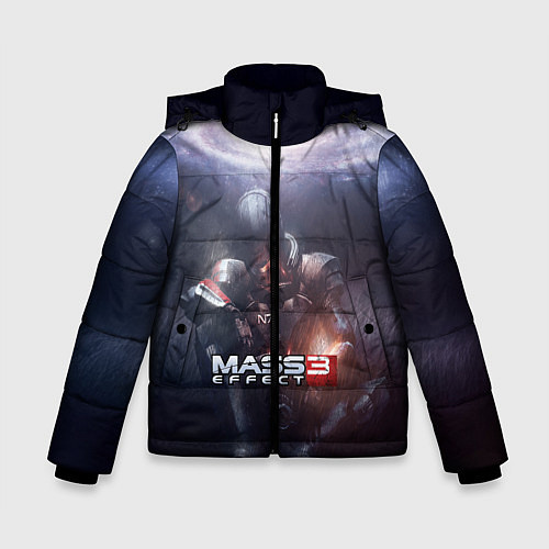 Зимняя куртка для мальчика Mass Effect 3 / 3D-Светло-серый – фото 1