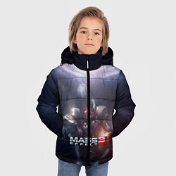 Куртка зимняя для мальчика Mass Effect 3, цвет: 3D-светло-серый — фото 2