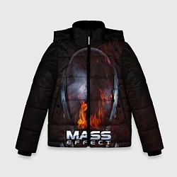Куртка зимняя для мальчика Mass Effect, цвет: 3D-красный