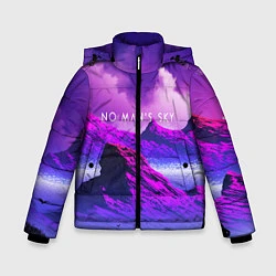 Куртка зимняя для мальчика No Man's Sky: Neon Mountains, цвет: 3D-черный