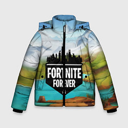 Куртка зимняя для мальчика Fortnite Forever, цвет: 3D-черный