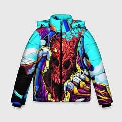 Куртка зимняя для мальчика CS:GO Hyper Beast, цвет: 3D-светло-серый
