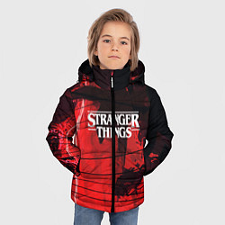 Куртка зимняя для мальчика Stranger Things: Red Dream, цвет: 3D-светло-серый — фото 2