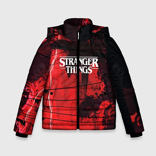 Зимняя куртка для мальчика Stranger Things: Red Dream / 3D-Красный – фото 1