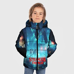 Куртка зимняя для мальчика Stranger Things: Space Light, цвет: 3D-черный — фото 2