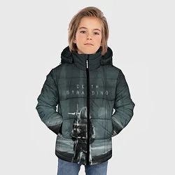 Куртка зимняя для мальчика Death Stranding: Dark Space, цвет: 3D-черный — фото 2