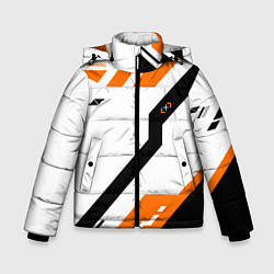 Куртка зимняя для мальчика CS:GO Asiimov Light, цвет: 3D-черный