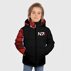Куртка зимняя для мальчика MASS EFFECT N7 цвета 3D-черный — фото 2