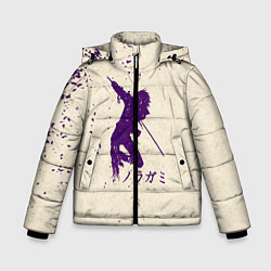 Куртка зимняя для мальчика Бездомный Бог, цвет: 3D-черный