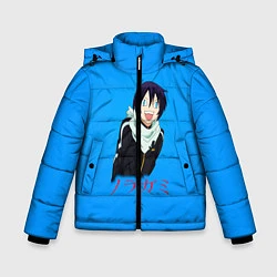 Куртка зимняя для мальчика Бездомный Бог, цвет: 3D-красный