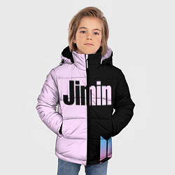 Куртка зимняя для мальчика BTS Jimin, цвет: 3D-красный — фото 2