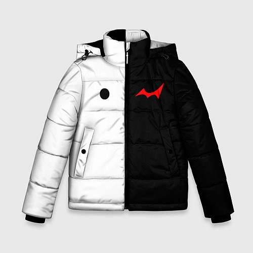 Зимняя куртка для мальчика MONOKUMA Eyes / 3D-Красный – фото 1