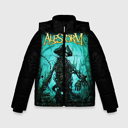 Куртка зимняя для мальчика Alestorm: Death Pirate, цвет: 3D-светло-серый