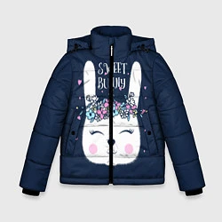 Куртка зимняя для мальчика Sweet Bunny, цвет: 3D-черный