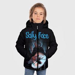 Куртка зимняя для мальчика Sally Face, цвет: 3D-черный — фото 2
