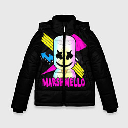 Куртка зимняя для мальчика Marshmello DJ, цвет: 3D-черный
