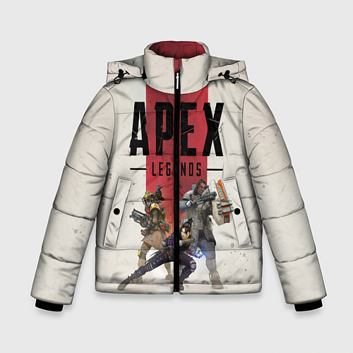 Зимняя куртка для мальчика Apex Legends / 3D-Красный – фото 1