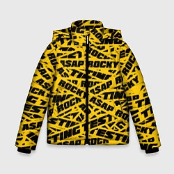 Куртка зимняя для мальчика ASAP Rocky: Light Style, цвет: 3D-черный