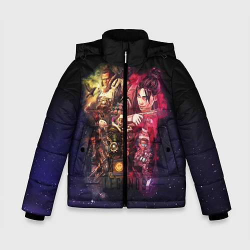 Зимняя куртка для мальчика Apex Legends: Stories / 3D-Красный – фото 1